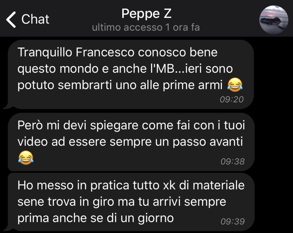 Testimonianze - Peppe Z. lascia una recensione positiva.